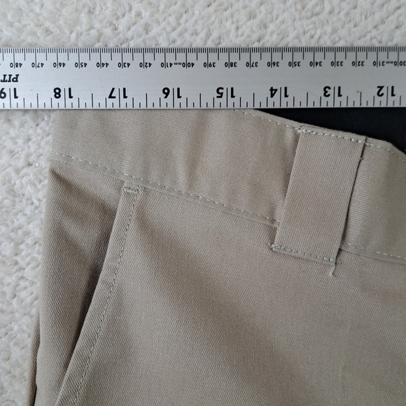 Dickies Twill Work Pants Tan Khaki Flex Slim Fit Men's 36x32 NWT - Picture 8 of 10